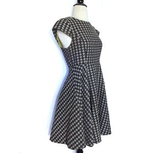 Anthropologie Maeve Textured Fit & Flare Dress Size 2